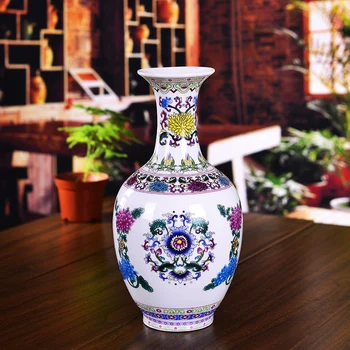 Jingdezhen Porceliano Emaliu padengtas Mėlynos Ir Baltos spalvos Porceliano Šviesos Pastelinės Mažos Vazos, Namų apyvokos Kambarį Priedai keramikos vaza