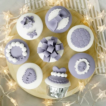 Violetinė modeliavimas tortas Minkštas puodelio tortas Netikrą tortas rekvizitai lango dekoracijos Fotografijos rekvizitai