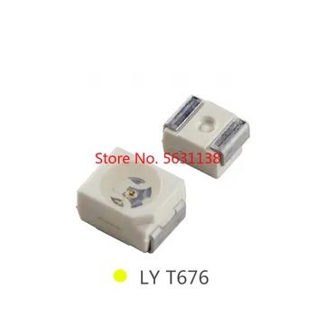 10VNT LY T676 LYT676 3528 GELTONA SMD LED PLCC-2 587-591NM 267.5 mcd 20mA 2.2 v ( LY T676-S1T1-26-Z ), Skleidžiantys Diodecree led LUSTAS