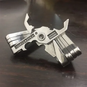 Multi-tool replės Šveicarijos technologijų lankstymo keychain nešiojamas mini lauko derinys nešiojamų atsuktuvas