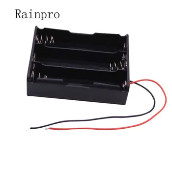 Rainpro 5VNT/DAUG 18650 baterija, dėžutė tris dalis, 3 skyriai 12,6 V serijos su stora linija 12V ličio baterija dėžutę