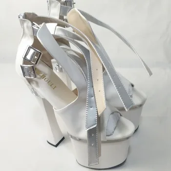 Populiarus mados bendrosios kodas moterų batų mados kilimo ir tūpimo tako modelį su 18 cm aukščio kulniukai
