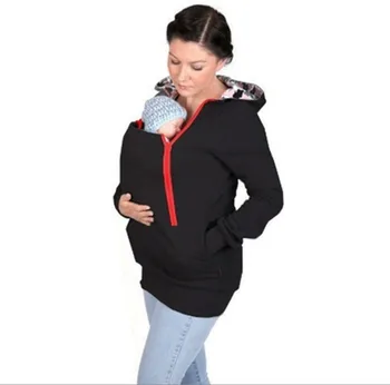 Motina Žiemos Kengūros Kūdikio Krepšys Baby Kangaroo Carrier Kuprinė Vežėjas Baby Sling Bag Kengūros Vežėjų Kuprinės Vežėjas Kailis