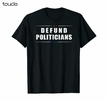 Defund Politikų Liberalas Vyriausybės Politinio Citata Black T-Shirt