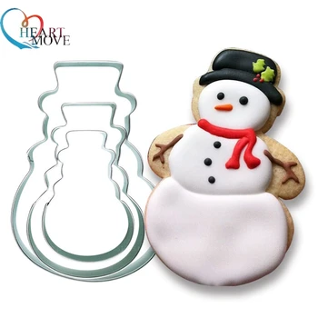 3 Vnt/set Kalėdų Senį Torto Formos Nerūdijančio Plieno Cookie Cutter Sausainių Minkštas Modeliavimo Formos Dekoravimo Kepimo Įrankis 8198