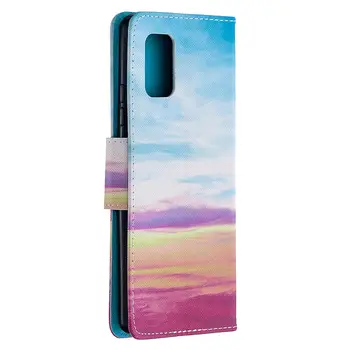 Mielas PU Odos Apversti Telefono dėklas Samsung Galaxy S20 Plus Ultra S20FE 20 Pastaba Ultra Piniginės Telefono Dangtelį