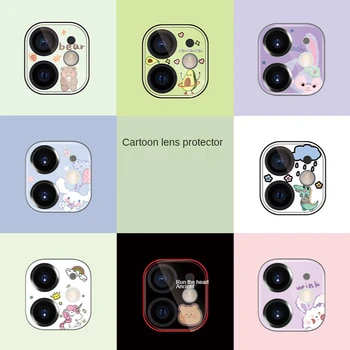 Disney sertifikuota fotoaparato objektyvo apsauginis dėklas tinka iPhone11/12/pro/promax/min Mickey kameros stiklo screen protector