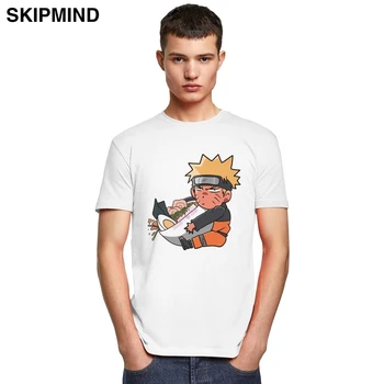 Juokinga Naruto Meilės Ramen marškinėliai Vyrams Apvalios Kaklo Trumpas Rankovėmis Anime, Manga Uzumaki Grafinis Medvilnės Marškinėlius Slim Fit Tee Viršūnes Merch