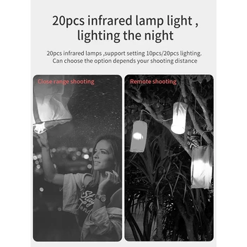Vlog Kamera Kamera, Šviesos, Fotografijos Apšvietimo Infraraudonųjų Spindulių Naktinio Matymo Šviesos Lempos