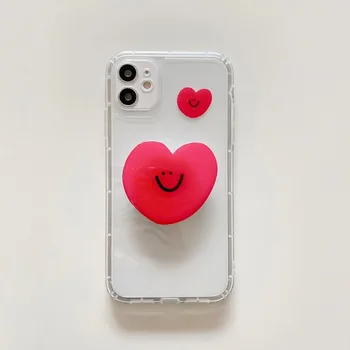 INS, paprasta ir madinga, įdomus saldainiai meilės laikiklis telefono dėklas skirtas iPhone 11 12 pro MAX Xs MINI Xr X 7 8plus minkštos TPU galinį dangtelį