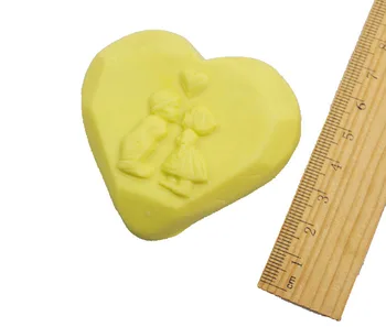 Pora bučiavosi Širdies formos silicio tortas pelėsių muilo pelėsių ping TW-433