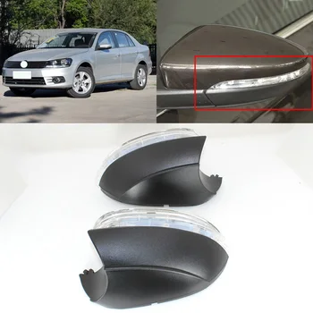 Nauja Posūkio Signalo Žibintas Šoninis Veidrodis Surinkti Indikatorius w/ Puffle Lempos VW Bora 2012-m.