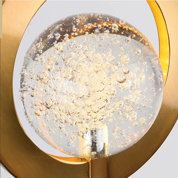 Modern auksinis pakabukas šviesos miegamasis kristalų pakabukas lempa, valgomasis, virtuvės led šviestuvai sieniniai šviestuvai, vonios kambarys kristalų apšvietimo