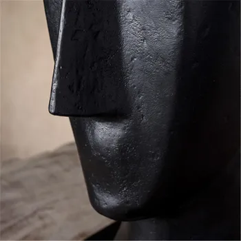 Naujas Gaminys Europos Stiliaus Dervos Abstrakcijos Žmogaus Galva Skulptūra Kūrybos Kambarį Kavos Staliukas Darbalaukio Dekoras