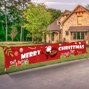 Kalėdinių Aksesuarų, Linksmų Kalėdų Reklama Didelių Kalėdos Ženklas Kabo Raudona Langas Lauko Šalies Kalėdų Dekoracijos Namams