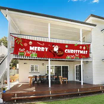 Kalėdinių Aksesuarų, Linksmų Kalėdų Reklama Didelių Kalėdos Ženklas Kabo Raudona Langas Lauko Šalies Kalėdų Dekoracijos Namams
