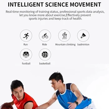 Smart Žiūrėti 2020 Jutiklinis Ekranas Fitness Tracker Širdies ritmo Monitoringo Multi-Sporto Rūšių Smartwatch 