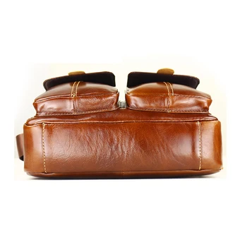 2019 Vyrų Originali oda verslo maišelį vyrų mados karvės odos portfelis krepšys pečių maišą vyrų retro krepšys entire rankinės