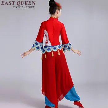 Senovės Kinų kostiumai, Tradicinė liaudies kostiumai Rytų elegantiškų šokių suknelė Aikštėje šokių suknelė KK785 SX