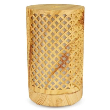 Bambuko Aromato Difuzorius Drėkintuvas Tuščiaviduriai Medienos Grūdų Spalvinga Lempa Namų Kvapo Difuzorius Es Plug