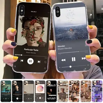 FHNBLJ Pop dainininkės Shawn Mendes Albumo dainas, Telefono dėklas skirtas iPhone 8 7 6 6S Plus X 5S SE 2020 XR 11 12 pro XS MAX