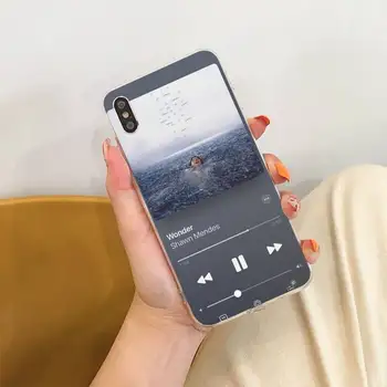 FHNBLJ Pop dainininkės Shawn Mendes Albumo dainas, Telefono dėklas skirtas iPhone 8 7 6 6S Plus X 5S SE 2020 XR 11 12 pro XS MAX
