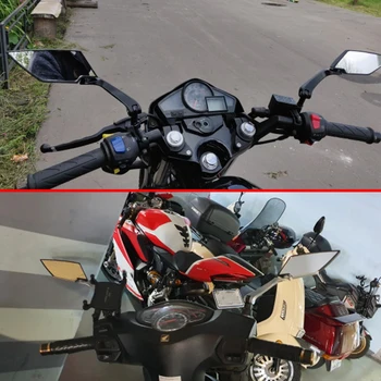 Naujas Motociklo Veidrodėlis išoriniai Veidrodėliai Galinio vaizdo Išgaubtu Veidrodžiu Už Suzuki Bandit 650 DL1000 GSF1200 GSF1250 GSF650 DL650 Priedai