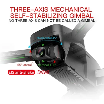 SG906 MAX Pro 2 Pro2 GPS Drone su Wifi 4K vaizdo Kamera 3 Krypties Gimbal Brushless Profesinės Quadcopter Kliūčių Vengimo Dron