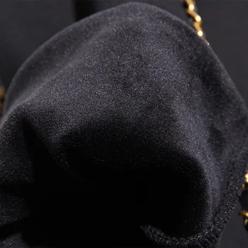 Žiemos 2021 Naujas Plus Size Vilnos Sustorėjimas Palaidinukė Moterų Prarasti Raidžių Karšto Dirlling Long Sleeve Black Megztinis Moteriška 002