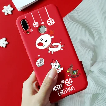 Kalėdų dovanos Huawei Honor 8X 9 10 20 Lite P9 P10 30 P20 Lite Pro P Smart Mate 10 20 30 Lite Y6 Y9 2019 nova 3 3i 4 Atvejis