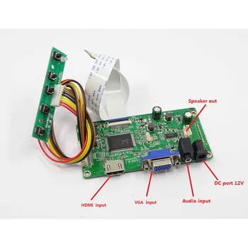 VGA EDP LED LCD KIT HDMI Valdytojas, Valdybos NV140FHM-N47/N49 NV140FHM-N4A/N4B 1920X1080 skydelis