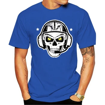 2021 Laisvalaikio Mados medvilnės O-kaklo T-shirt kaukolė gražus karinio jūrų laivyno aviatoriumi