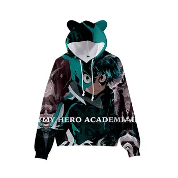 Bakugou Katsuki mokyklines Uniformas Cosplay Kostiumų Mano Herojus akademinės bendruomenės Hoodies 3D Atspausdintas Hoodies Vyrų/Moterų Sporto Marškinėliai