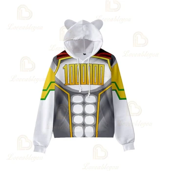 Bakugou Katsuki mokyklines Uniformas Cosplay Kostiumų Mano Herojus akademinės bendruomenės Hoodies 3D Atspausdintas Hoodies Vyrų/Moterų Sporto Marškinėliai