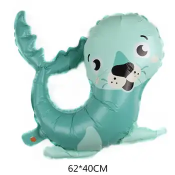1pcs animacinių filmų gyvūnų aliuminio plėvelę, balionas vaikų gimtadienio apdailos balionas baby shower žaislas