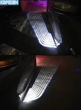 Sveiki Lempa Projektoriui Automobilio LED Automobilių Angelas Sparnų Durų Įspėjamasis Šviesos Nissan qashqai tiida almera patrol primera pastaba priedai