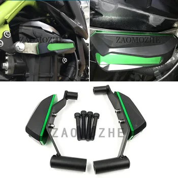 Motociklo CNC Accessoris Z900 Variklio Dangtis Avarijos Pagalvėlės Rėmo Raštas Slankiklį Už Kawasaki Z900 2017