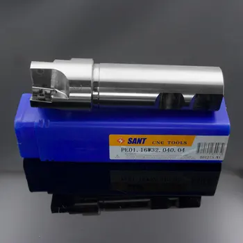 Zhuzhou Sant Pjovimo frezavimo cutter su 90degree EMP01-040-XP32-AP16-04/PE01.16W32.040.04 Mached karbido įterpti APKT160408