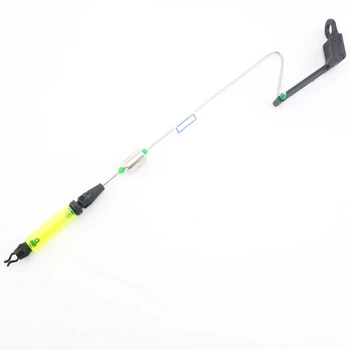 2VNT Žvejybos Signalizacijos Sūpynės Signalo Imtuvas Swinger Žvejybos Bite LED Fluorescentinė Rodiklis, Pakabos, Žvejybos Reikmenys, Įrankiai