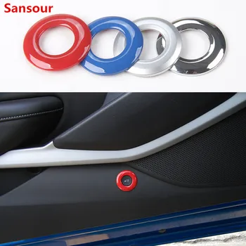 Sansour ABS Automobilio Salono Galinės Liemens Mygtuką Apdailos Žiedas Dangtelis Lipdukai Chevrolet Camaro Iki 2017 Automobilių Reikmenys Stilius