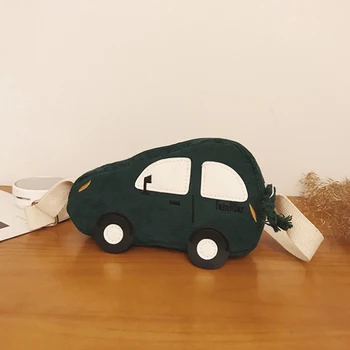 2020 Mados Mini Crossbody Krepšiai Berniukų, Mergaičių Automobilio Formos Pečių Maišą Rankinės Mielas Animacinių Filmų Mini 