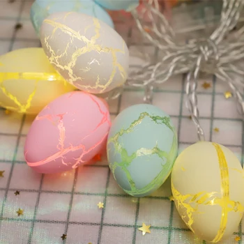 Kalėdų, Naujųjų Metų Dekoracijas String Žibintai Kiaušinių formos Velykų Šalies Namų