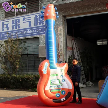 Individualų sandariai tipas 11.5 kojų dideli pripučiami gitara / skaitmeninis atspausdintas pripučiami gitara koncertas, apdailos žaislai