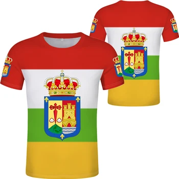 Ispanijos LA RIOJA marškinėliai t-shirt spausdinti vėliavos žodis calahorra haro arnedillo ezcaray vyriški Prekės Tracksuit Fitneso harajuku T-shirt