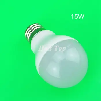 5vnt Energijos taupymo 15W Lampada LED Lemputė E27 Platus, įtampa 85-265V 360 Laipsnių Namo naktį akiratyje Kalėdų luz lempos Aukščiausios kokybės
