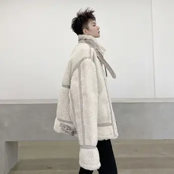 Hybskr Žiemos 2020 Naujas Vyrų Sutirštės Šiltas Atsitiktinis Striukė Moterų Prarasti Tirštėti Užtrauktukas Paltai korėjos Drabužių Streetwear