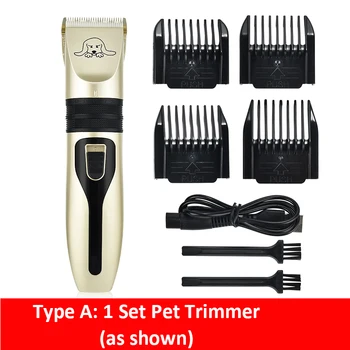 USB Elektros naminių Gyvūnėlių Plaukų Clipper Valiklis Profesinės šunelis Plaukų Žoliapjovės Pjovimo Viliojimo Augintiniai Mažesne Mašina