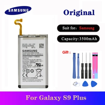 5vnt/daug Originalių EB-BG965ABE Baterijos Samsung GALAXY S9 Plus G9650 S9+ G965F Telefono Bateriją 3500mAh AKKU