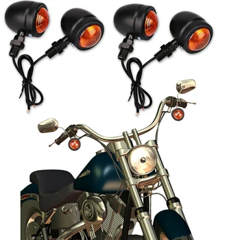 4pcs/Set Motociklo Lemputė Motociklo Led Posūkio Signalo Lemputė Už Yamaha Xvs 125 250 400 600 650 950a 1100 1300ct 650