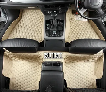 Geros kokybės! Custom specialių grindų kilimėliai Dešinėje pusėje Audi A8 Long modelis 2009-2002 neslidus patvarus kilimai,Nemokamas pristatymas